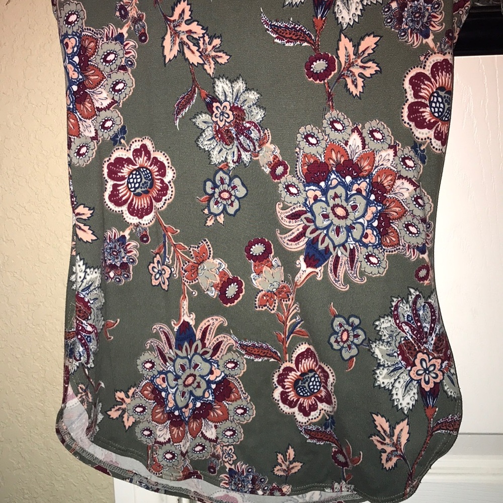 Girls floral shirt